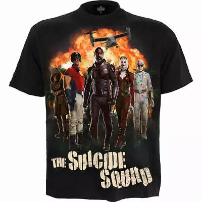 Buy THE SUICIDE SQUAD - MONTAGE - T-Shirt Black • 4.99£