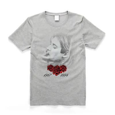 Buy Kurt Cobain Nirvana Icon Music 67 - 94 T Shirt Grey • 18.49£
