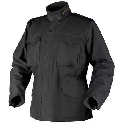 Buy Helikon Genuine M65 Army Field Jacket Military Hooded Coat Original Black S-3xl • 99£