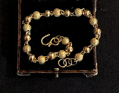 Buy Vintage Style Jewellery 18K Gold Plated Bracelet • 9.99£