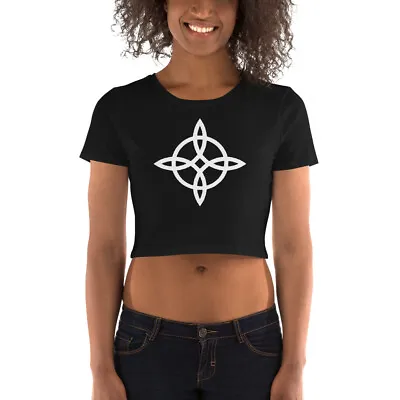 Buy The Witches Knot Witchcraft Protection Symbol Women’s Crop Tee • 28.28£
