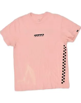 Buy VANS Mens Graphic T-Shirt Top XL Pink Cotton AF04 • 7.64£