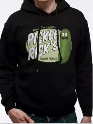 Buy Official Rick And Morty Pickle Ricks Kosher Pickles, Medium Jumper • 22.99£