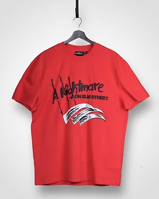 Buy A Nightmare On Elm Street Primark Red T-Shirt Size M • 14.99£