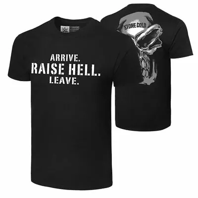 Buy Wwe Stone Cold Steve Austin Arrive. Raise Hell. Leave T-shirt All Sizes New • 29.99£
