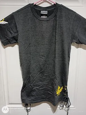 Buy Overwatch Mercy Wings Lace-Up Side Tie T Shirt Woman's Size Small Cosplay • 17.02£