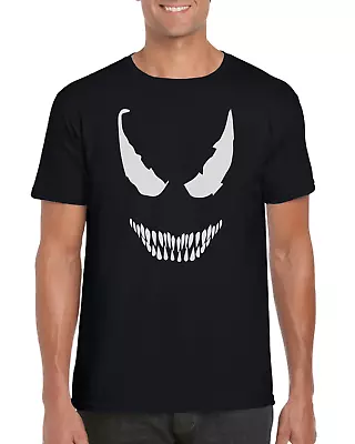Buy T-shirt   Venom  White On Black S/M/L/XL 100%cotton • 9.99£