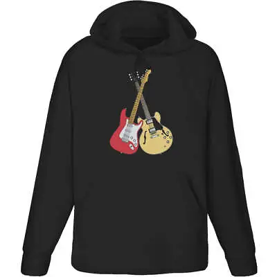 Buy 'Crossed Guitars' Adult Hoodie / Hooded Sweater (HO027276) • 24.99£
