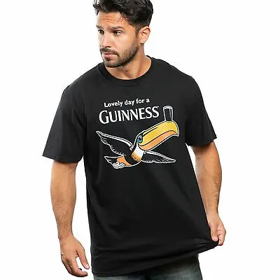 Buy Guinness Mens T-shirt Lovely Day Black S-XXL Official • 13.99£