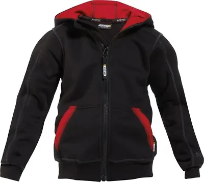 Buy Dassy Kapuzensweatshirt Mit Langem Reißverschluss Watson Kids COPES80 Schwarz/Ro • 39.62£