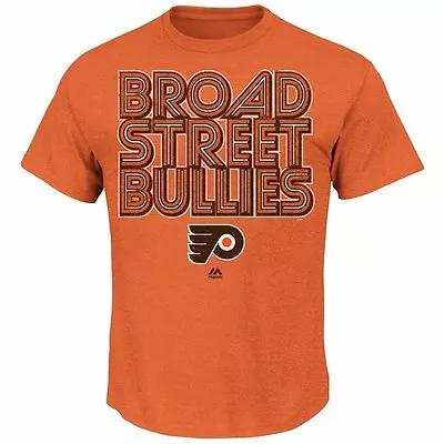 Buy NHL Phildelfia Flyers Ice Hockey Sudden Death Vintage Broad St. Bullies T-Shirt • 24.23£