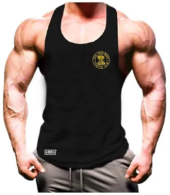 Buy Test Your Might Vest Small Gym Clothing Bodybuilding Training Snake MMA Tank Top • 6.99£