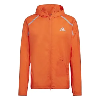 Buy Adidas Mens Marathon Jacket Outerwear Sports Training Fitness Gym Performance • 65£
