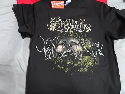 Buy BULLET FOR MY VALENTINE - Bleeding Skull T-Shirt ~Never Worn~ SMALL • 34.03£