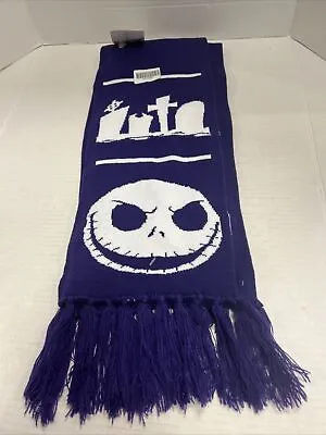 Buy BIOWORLD The Nightmare Before Christmas Purple Winter Scarf New With Tags • 23.64£