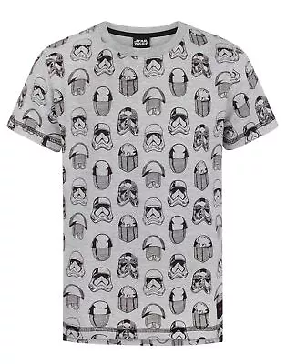 Buy Star Wars Grey Short Sleeved T-Shirt (Boys) • 10.99£