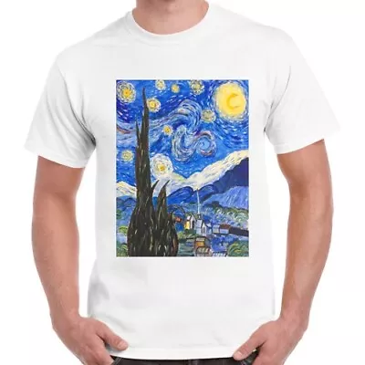 Buy The Starry Night Vincent Van Gogh Men Women Cool Gift Unisex T Shirt 2806 • 6.35£