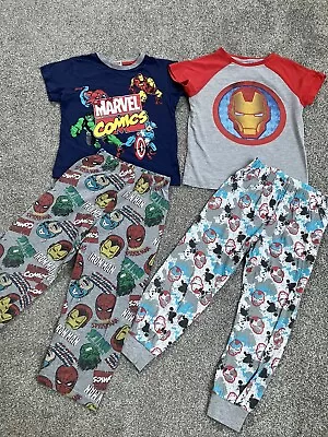 Buy Boys Pyjama Bundle Age 6yrs Marvel Comics /Avengers • 1.99£