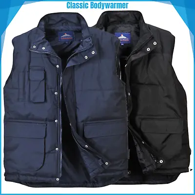 Buy Portwest Men Classic Bodywarmer Gilet Workwear Outdoor Showerproof Padded Jacket • 27.73£