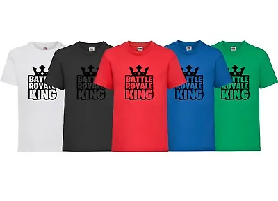Buy Battle Royale King Night Zone T-Shirt Gaming Gamer Tee Top Girls Boys Summer BP • 7.99£