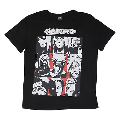 Buy SUPER HERO Naruto Mens T-Shirt Black L • 9.99£
