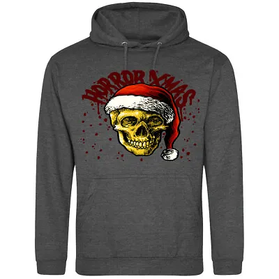 Buy Horror Xmas Skull - Unisex Hoodie XS - 5XL, Christmas Gothic Death, Blood Drips • 34.95£