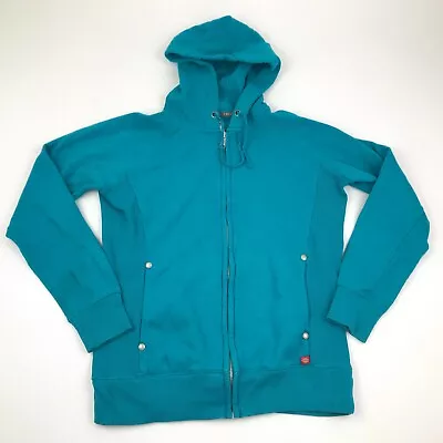 Buy Dickies Sweater Hoodie Womens Size Small S Blue Full Zip Long Sleeve Teal Adult • 19.10£