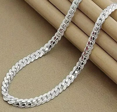 Buy Mens Sterling 925 Silver 50*6cm Chain/Necklace. New In Gift Bag. Mens Jewellery  • 9.99£