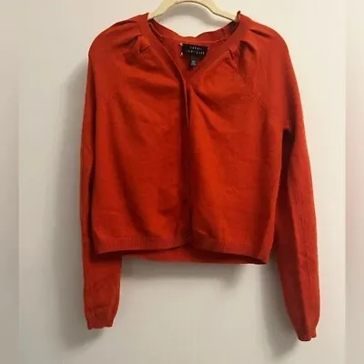 Buy Robert Rodriguez Cashmere Cardigan Sweater- Red- Size M • 57.01£