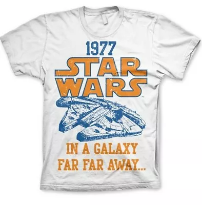 Buy Star Wars T-Shirt  Movie Retro 1977 Classic Original Sci Fi Dark Side Rebel Tee • 6.99£