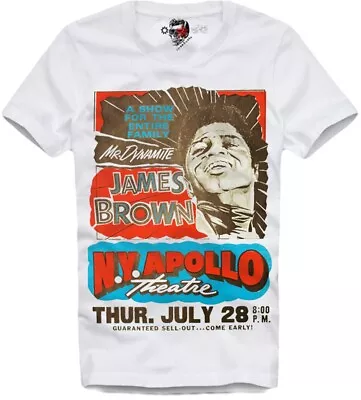 Buy E1syndicate T Shirt James Brown Mr. Dynamite Godfather Of Soul Concert 5614 • 22.78£