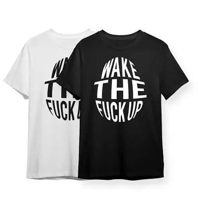 Buy Wake The F**k Up ICONIC Egg T Shirt | Funny Meme T Shirt - Eddie - I Love Eggs • 16.99£