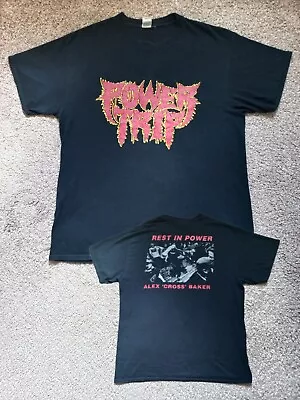 Buy *Rare* Power Trip RIP Alex Baker T-Shirt - Size L - Heavy Thrash Metal Hardcore  • 12.99£