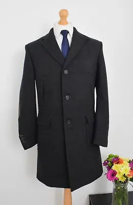 Buy New HACKETT X LORO PIANA Merino Wool Zelander Coat £895 Size 40R/50R Doublefaced • 345£