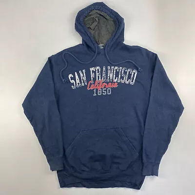 Buy USA Dark Blue San Francisco Hoodie, Size M • 17.95£