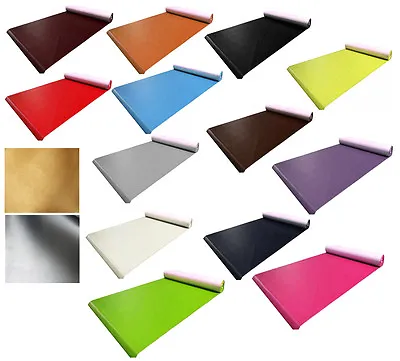 Buy Faux Leather Fabric Leatherette Soft PU Waterproof Material Upholstery Vehicle • 7.98£