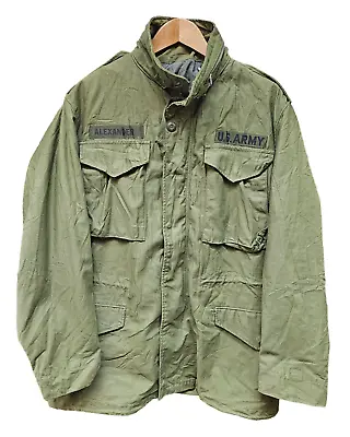 Buy Genuine 1968 US Army Issue Olive Green 107 M65 Combat Jacket Small Regular SR #4 • 99.95£