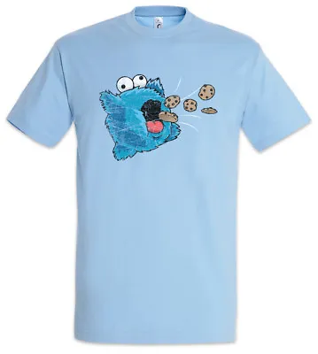 Buy Kirby Cookie Monster T-Shirt Super Kirbie Cookie Fun Mario Monster Gamer • 21.54£