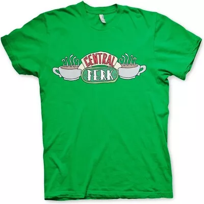 Buy Friends Central Perk T-Shirt Green • 28.83£