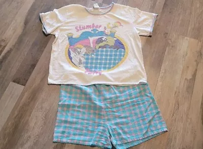 Buy Vintage 90s Taz Sleep Shirt Slumber Party Looney Tunes Cartoon Tweety Pajamas • 27.25£
