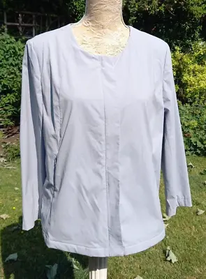 Buy Rohan Ladies District Jacket Pale Blue Zip-up Size 14 • 12£