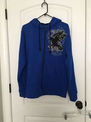 Buy The Wizarding World Of Harry Potter Men's Hoodie Jacket Zip Up Size Small Blue • 60.62£