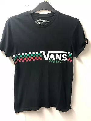 Buy Vans Men Classic T-Shirt Size Small Black • 3.50£