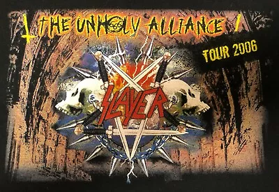 Buy The Unholy Alliance Tour 2006 T-Shirt Slayer, Lamb Of God, Children Of Bodom XL • 35£