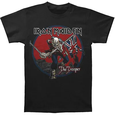Buy Iron Maiden Trooper Red Sky Black T-Shirt OFFICIAL • 16.59£
