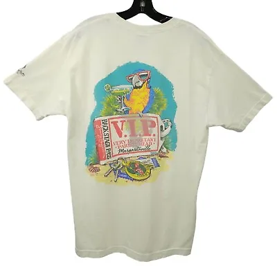 Buy 2005 Jimmy Buffett VIP Parrot Head Graphic T Shirt Sz L Summer Tour Diamond Star • 32.13£