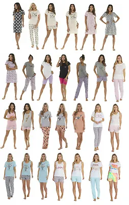 Buy Ladies Summer Nightwear Women's Pyjama Set Pj's Nightdress Nightie Loungewear • 10.99£