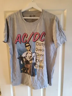 Buy Ac / Dc Offical 2017 Dirty Deeds Done Dirt Cheap T Shirt Grey With Design Excell • 10£