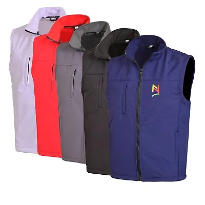 Buy Slim Size Men's Softshell Bodywarmer Sleeveless Jacket Gilet Body Warmer Fleece • 14.99£