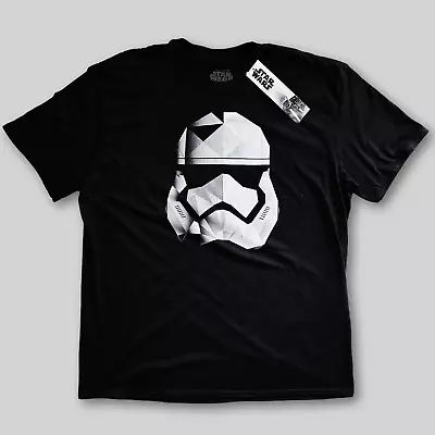 Buy Official Star Wars Mens Geo Stormtrooper T-shirt Black Size XXL • 13.99£